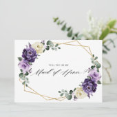 Invitation L'or d'ivoire pourpre serez-vous ma servante d'hon (Debout devant)