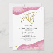 Invitation L'or rose de Geode et de Faux regardent le (Devant)