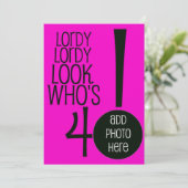 Invitation Lordy Look Qui est Quarante ! (Debout devant)