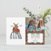 Invitation L'orignal sur le Dessous de verre des Roller| choi (Debout devant)