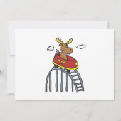 Invitation L'orignal sur le Dessous de verre des Roller| choi (Dos)