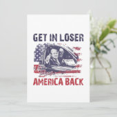 Invitation Loser nous reprenons l'Amérique Trump (Debout devant)