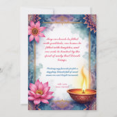 Invitation Lotus Lounge Diwali Greeting Card (Dos)