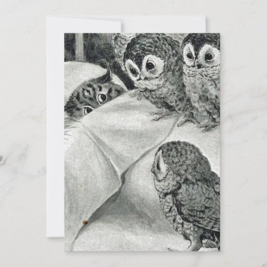 Invitation Louis Wain Cat Nightmare (Devant)