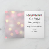 Invitation Louis Wain Christmas Cat Decorating Personalized (Intérieur)