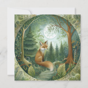 Invitation Loup de bois mystique