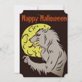 Invitation Loup-garou de pleine lune (Devant)