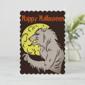 Invitation Loup-garou sur pleine lune (Debout devant)