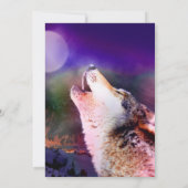 Invitation Loup la nuit (Dos)