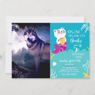Invitation Loup lunaire