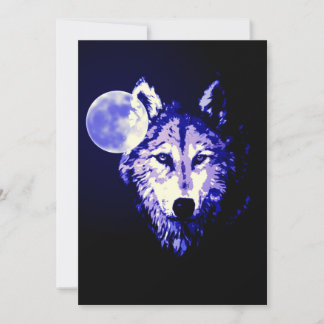 Invitation Loup & Lune