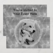 Invitation Loups (Devant / Derrière)