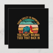 Invitation Louvain de poulet | Vous Pourriez Vouloir Chauffer (Devant / Derrière)