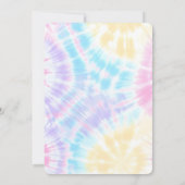 Invitation Lovable Hippie Anniversaire Fête Danse Boho (Dos)