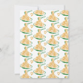 Invitation Love and Pasta Hand Drawn Bridal shower (Dos)