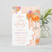 Invitation Love at First Spritz Bridal Shower Aperol  (Debout devant)