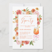 Invitation Love At First Spritz Floral Bridal Shower (Devant)