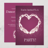 Invitation Love Ballet (Devant / Derrière)