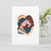 Invitation love between women (Debout devant)