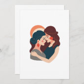 Invitation love between women (Devant / Derrière)