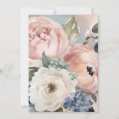 Invitation Love Bloom Peony Garden Boho Arch Fête des mariées (Dos)