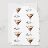 Invitation Love Brewing | Espresso | Martini | FÊTE DES MARIÉ (Dos)