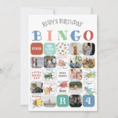 Invitation Love Bugs Party Bingo Card (version 2) (Devant)