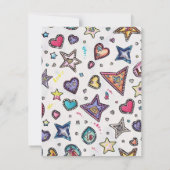 Invitation Love & Crystal Wedding Directions Insert Card (Dos)