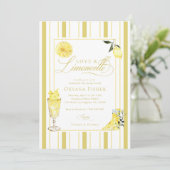 Invitation Love et Limoncello Fête de Fiançailles aux Citrons (Debout devant)