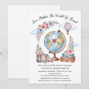 Invitation Love Fait Tourner Le Monde Fête De Mariage