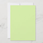 Invitation LOVE Green Theme Same Mariage Collection (Dos)