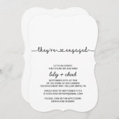 Invitation Love Hearts (Devant / Derrière)