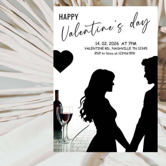 Invitation Love & Hearts Valentine’s Celebration Party