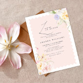 Invitation Love in bloom Floral Elegance Bridal Shower 