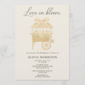 Invitation Love in Bloom Flower Market Bow Bridal Shower (Devant)