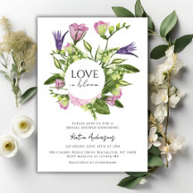 Love In Bloom Summer Spring Flowers Bridal Shower
