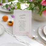 Invitation Love in Bloom Whimsical Handwritten Table 4 Card<br><div class="desc">Celebrate the upcoming nuptials of your favorite bride-to-be in style with our quirky and whimsical table four table card with names! This design features a beautiful soft pink hand-drawn squiggle frame in a fun and playful style with a sage green, accompanied by a casual, sage green handwritten font that perfectly...</div>