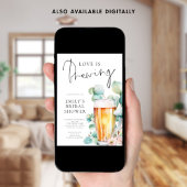 Invitation Love is Brewing Beer Bridal Shower
