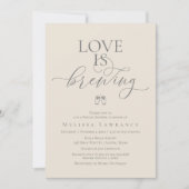 Invitation Love Is Brewing Bridal Shower | Elegant Script (Devant)