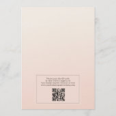 Invitation Love is Brewing Code QR Café Enterrement de Vie de (Dos)