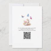 Invitation Love is Brewing Code QR Fête de Mariage Tasse de T (Dos)