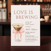 Invitation Love Is Brewing Coquette Bridal Shower