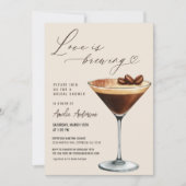Invitation Love is Brewing Espresso Martini Bridal Shower (Devant)