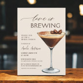 Invitation Love is Brewing Espresso Martini Bridal Shower