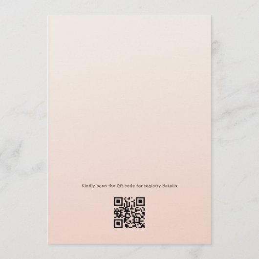 Invitation Love is Brewing QR Code Bridal Shower (Dos)