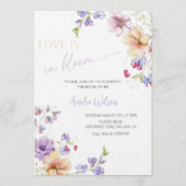 Invitation Love Is in Bloom Bridal Shower-Floral Spring Party (Devant)