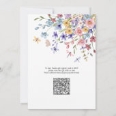 Invitation Love is in Bloom Code QR Baby Shower (Dos)