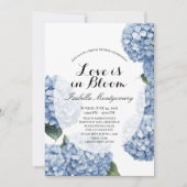 Invitation Love Is in Bloom Mariage Printanier d'Hydrangea (Devant)