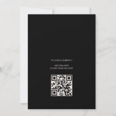 Invitation Love Is In Bloom | Registre de Code QR pour Enterr (Dos)