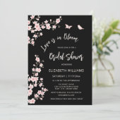 Invitation Love Is In Bloom | Registre de Code QR pour Enterr (Debout devant)